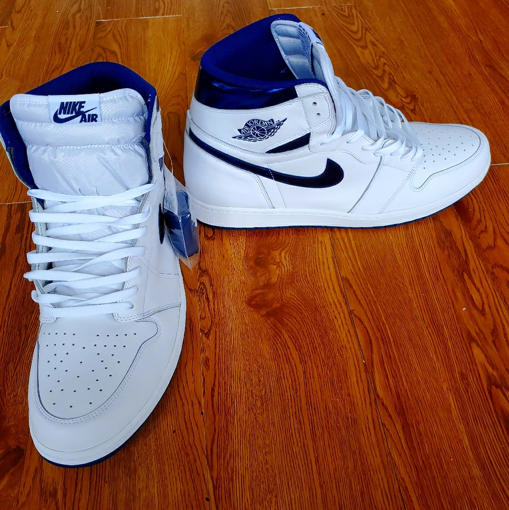 Air jordan 1 retro metallic navy 2016 size 18